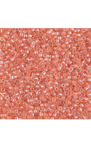 Miyuki delica beads 15/0 - Transparent peach luster DBS-1480